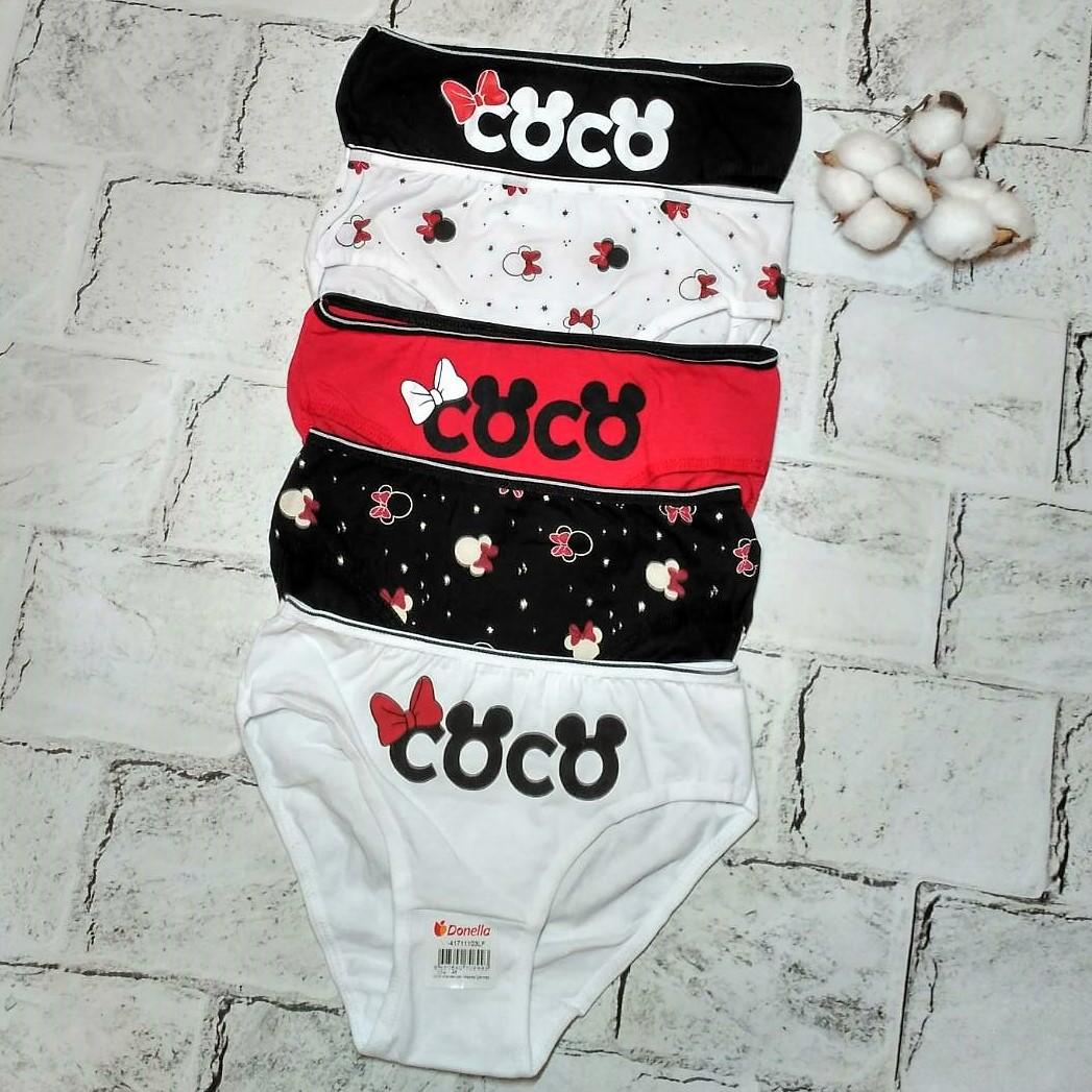 Трусы для девочки Donella Coco от 10 до 11 лет 146-152 см 5 шт. (41711103LF)