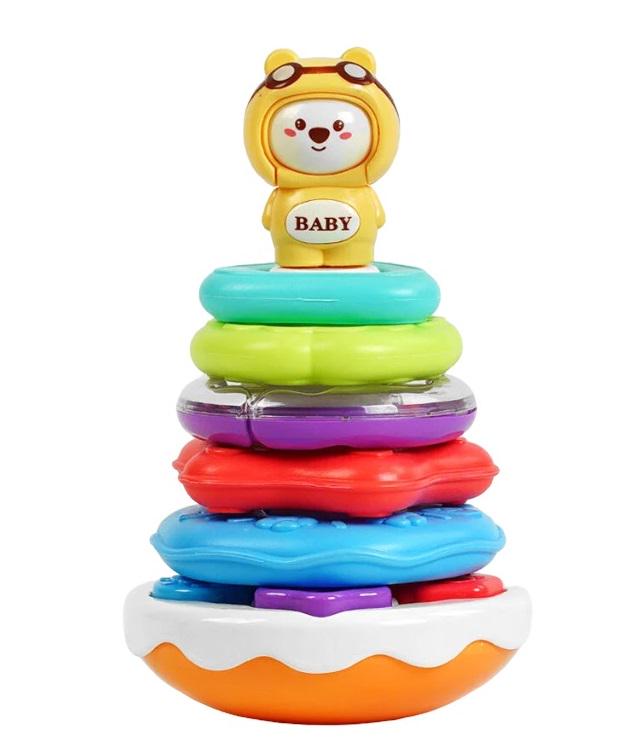 Пірамідка-сортер TK Union Group Ведмедикові пригоди мелодії/3 пісні/зміна емоцій Multicolor (138379)