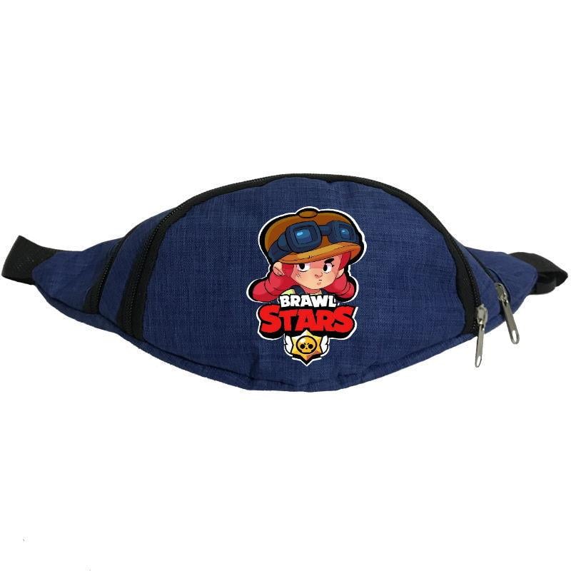 Поясная сумка-бананка Cappuchino toys Бравл Старс Джесси 2 BS-Jessie Серый (1453925239)