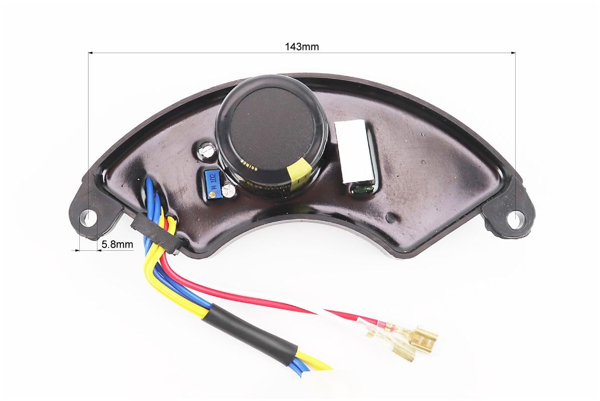 Реле напряжения AVR однофазное к генераторам корпус -сегмент/пластик/контакты -2 мама/+ 4 папа/450 V/680µF 6-9 кВт - фото 2 Реле напряжения AVR однофазное к генераторам корпус -сегмент/пластик/контакты -2 мама/+ 4 папа/450 V/680µF 6-9 кВт - фото 2