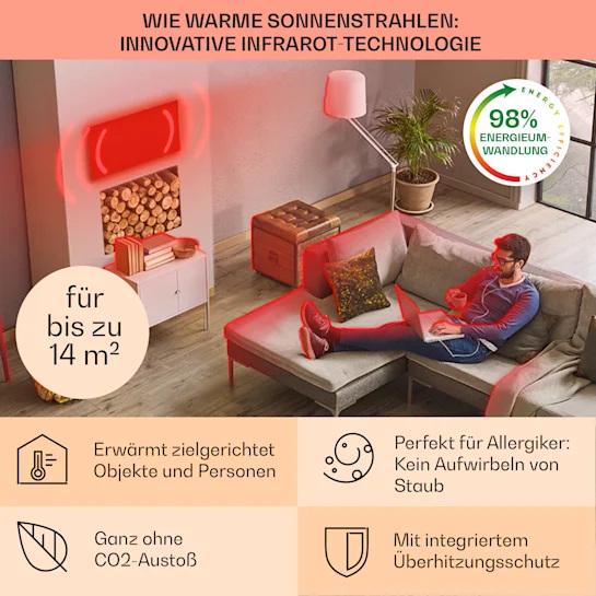 Инфракрасный обогреватель KLARSTEIN Wonderwall Smart 360 (10032784) - фото 4