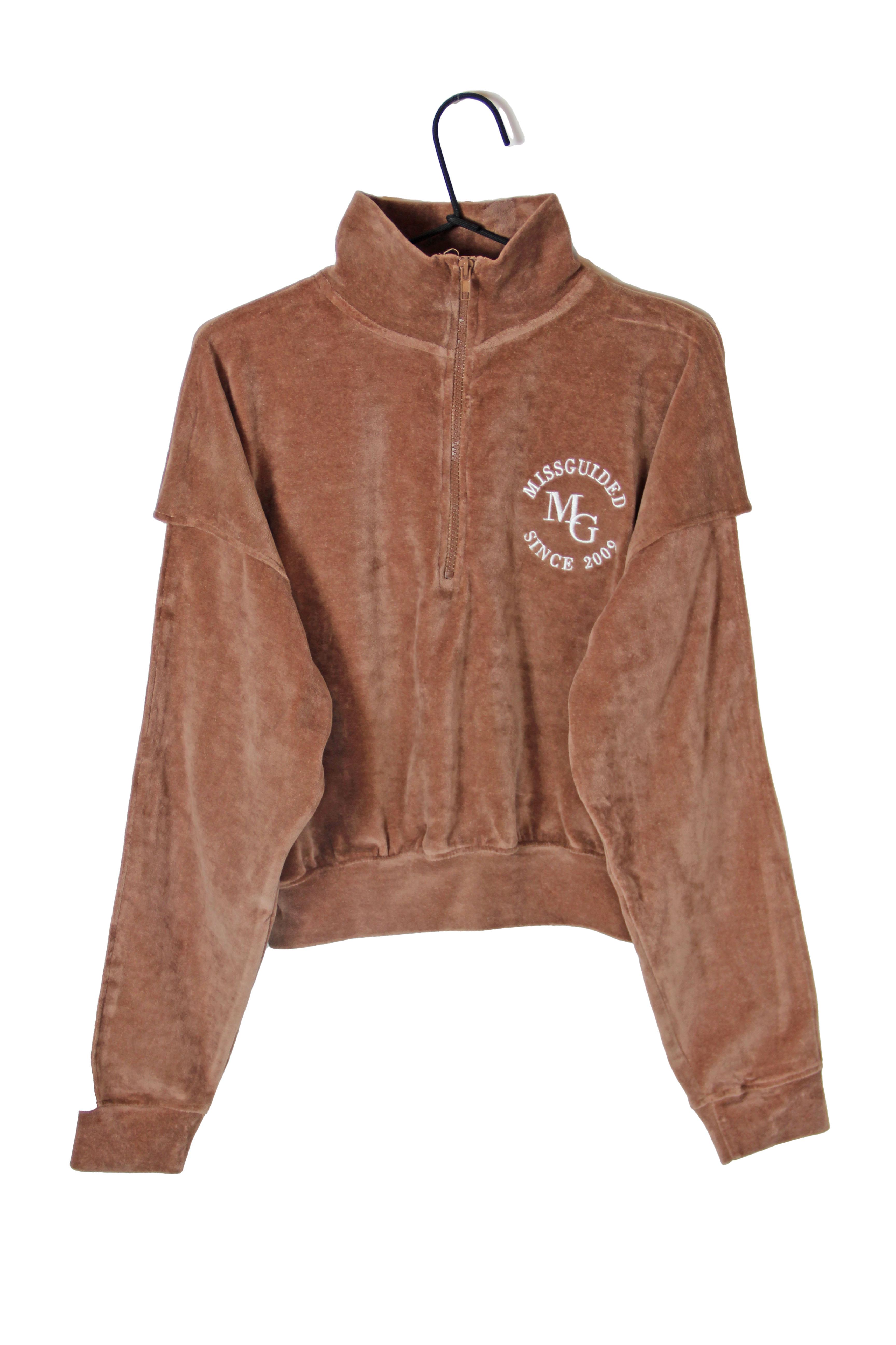 Худи Missguided TJF29957-1 р. 36 Коричневый