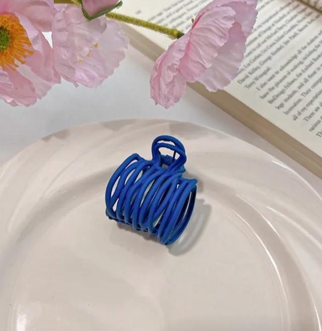 Заколка-крабик для високого хвоста Fashion Accessorize 3,5х3 см Синій (71310982)