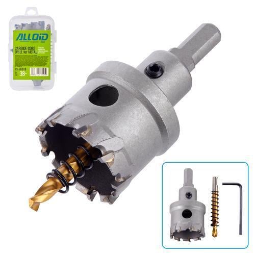 Свердло Alloid корончате твердосплавне по металу 38 мм - фото 3 Свердло Alloid корончате твердосплавне по металу 38 мм - фото 3