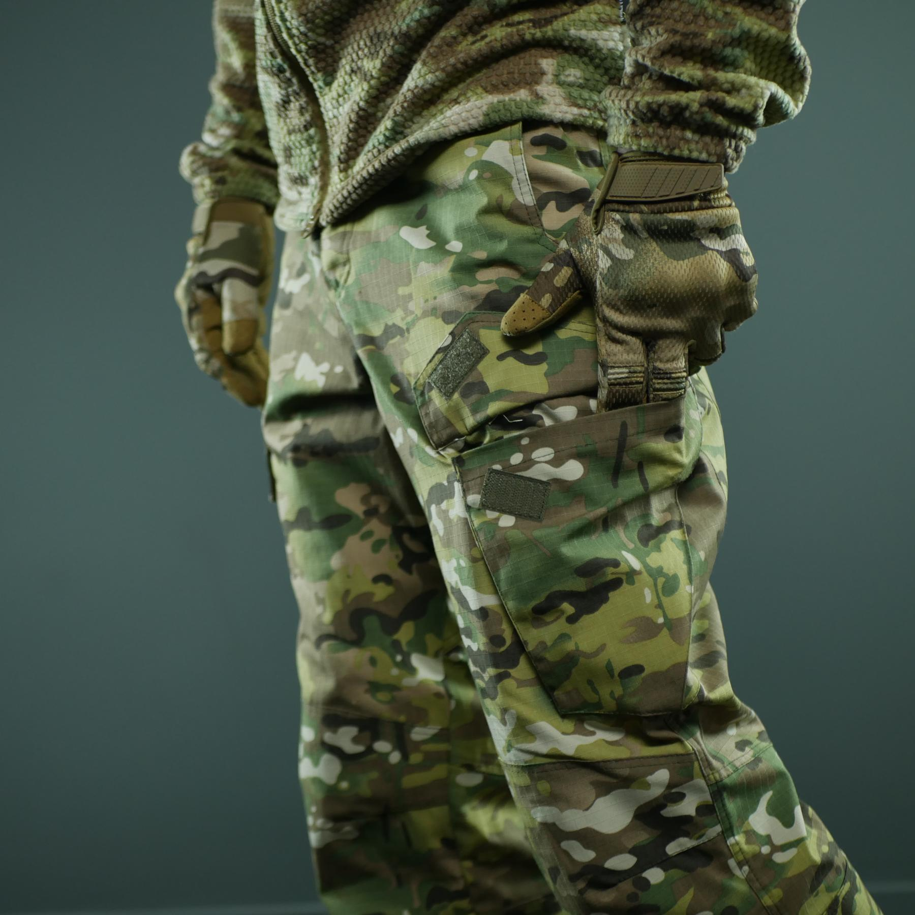 Брюки военные Reinforced с функциональными карманами р. 34/32 Мультикам (24158279) - фото 8