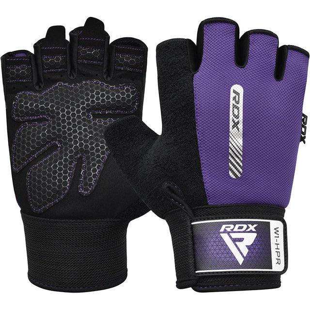 Рукавички для фітнесу RDX W1 Half S Purple (3070022167) Рукавички для фітнесу RDX W1 Half S Purple (3070022167)