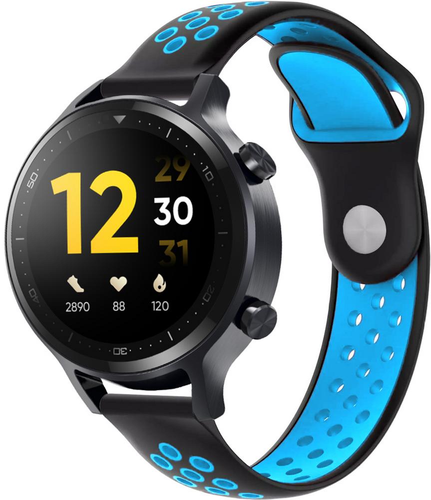 Ремінець Sport для Realme Watch S Black Sky Blue (26159-6A)