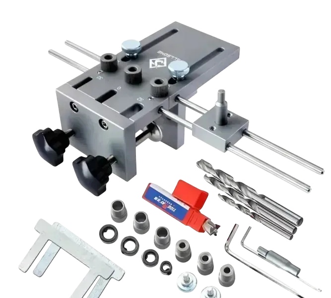 Кондуктор для свердління меблевий шкант та мініфікс (0346)