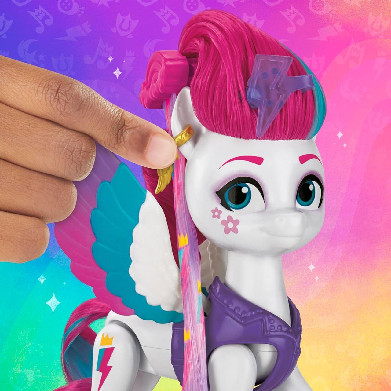 Игровой набор My Little Pony Пони Принцесса Зипп Сторм 16 аксессуаров Princess Zipp Storm Hasbro F6452 (20618569) - фото 7