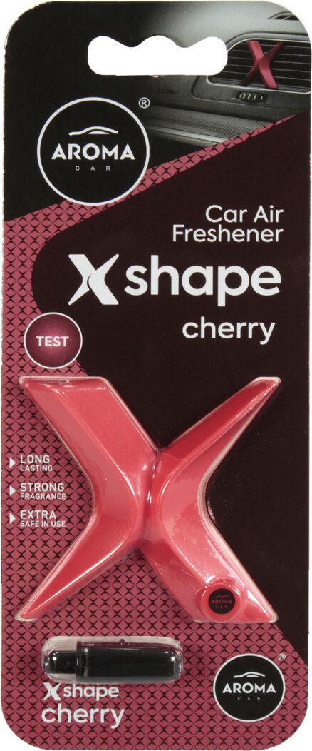 Ароматизатор для авто Aroma Car X Shape Cherry на дефлектор 10 мл (10896) Ароматизатор для авто Aroma Car X Shape Cherry на дефлектор 10 мл (10896)