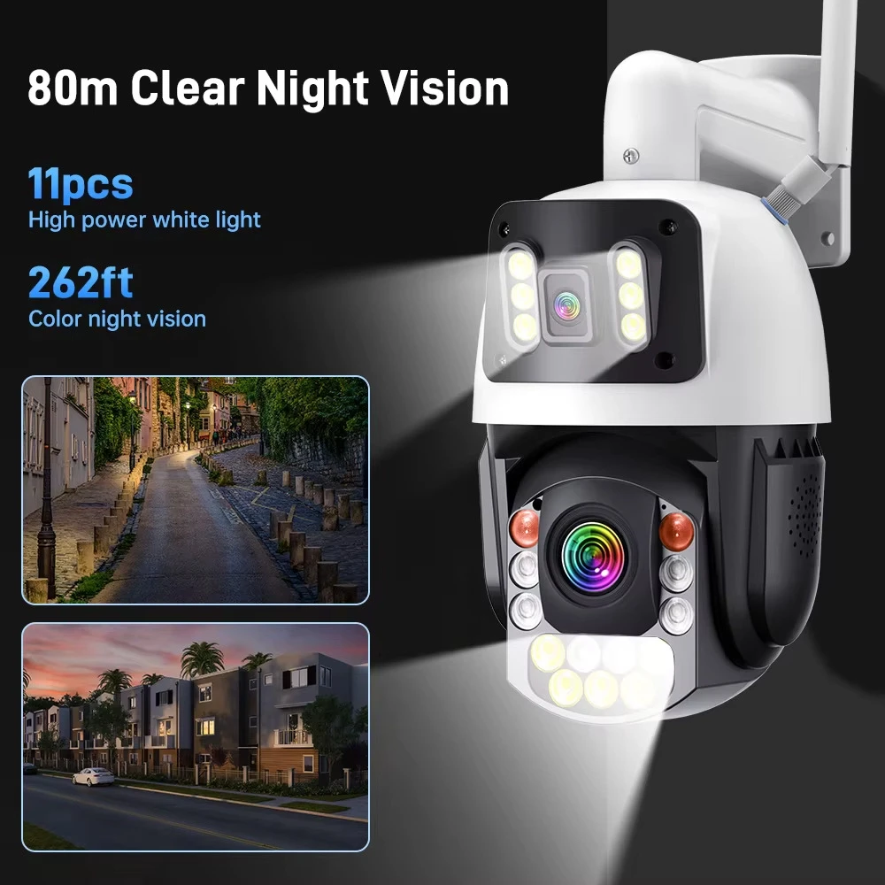 Камера відеоспостереження вузька Regis 50X Zoom IP 2в1 Wi-Fi PTZ/microSD ONVIF ICSEE поворотна 8 Мп (25399091) - фото 7