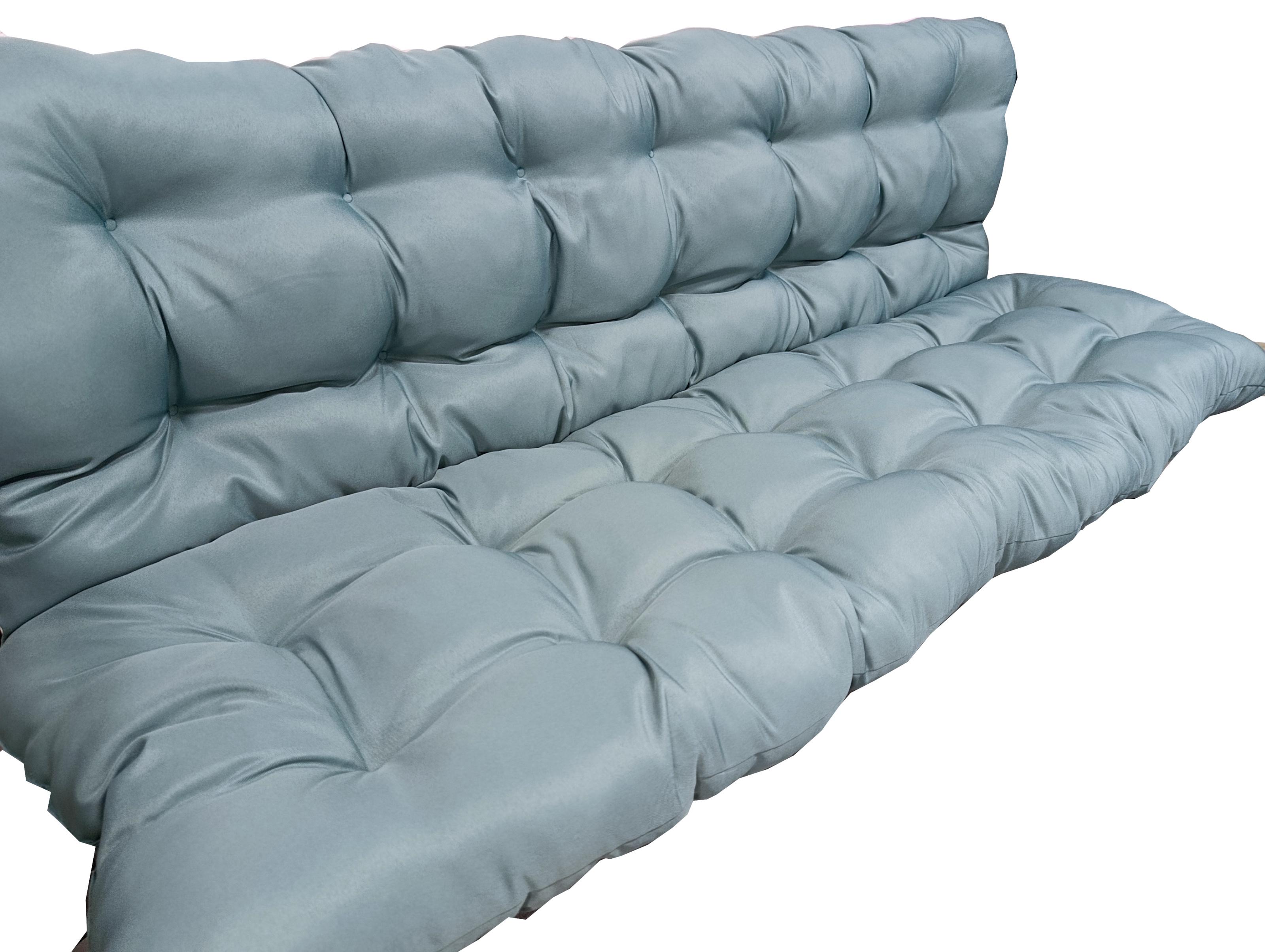 Матрац для гойдалок eGarden Soft 170x110x12 см Блакитна ялина (5922) - фото 4 Матрац для гойдалок eGarden Soft 170x110x12 см Блакитна ялина (5922) - фото 4