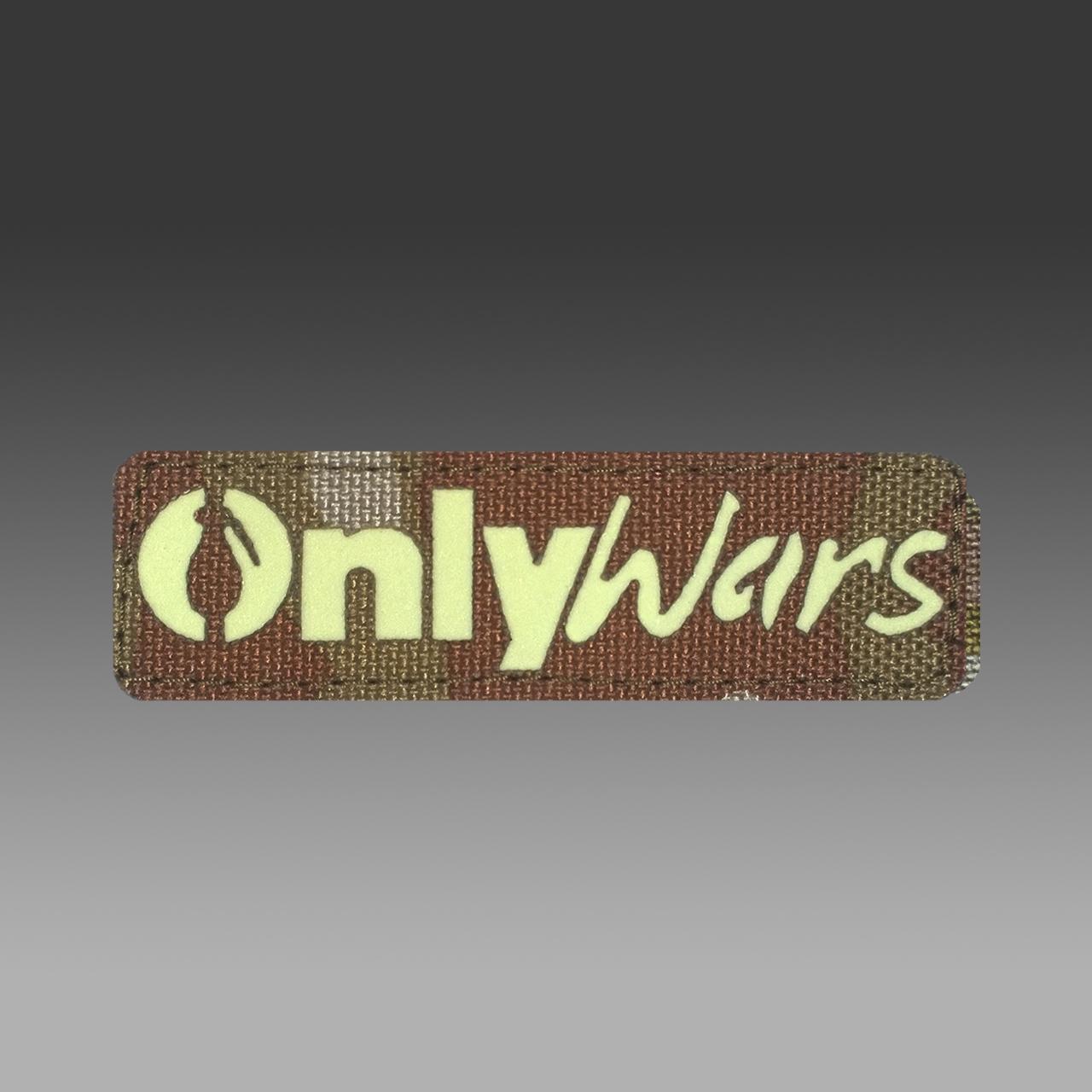 Шеврон на липучці Laser Cut OnlyWars кордура 8х2,5 см Мультикам/Люмінесцентний - фото 4