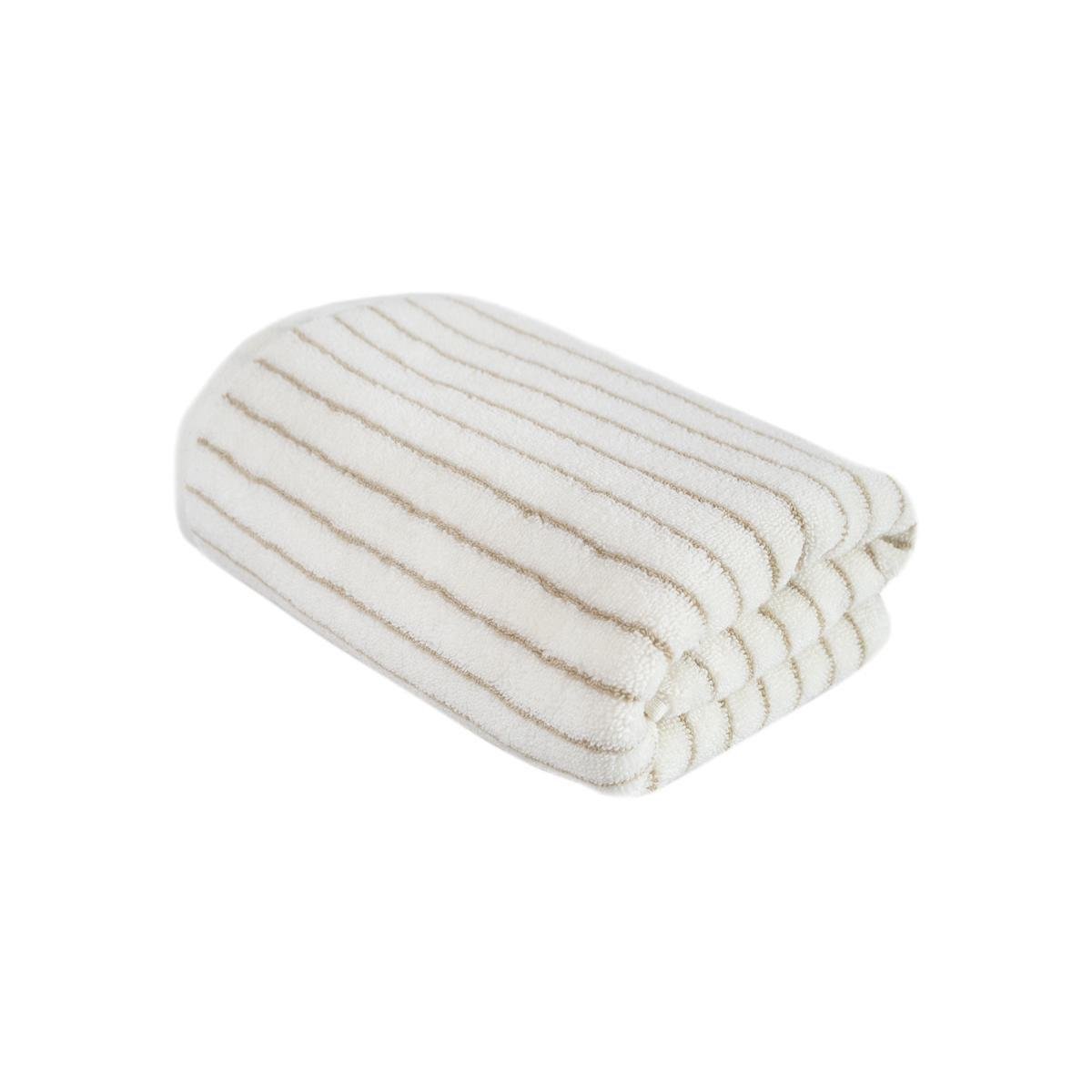 Рушник Lotus Home Готель Premium Microcotton Stripe Ecru-Kahve 50х90 см 550 г/м2 (26397452)