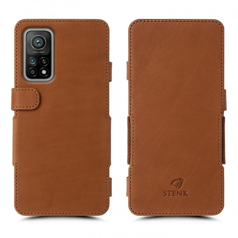 Чехол книжка Stenk Prime для Xiaomi Mi 10T Pro Camel (68788)