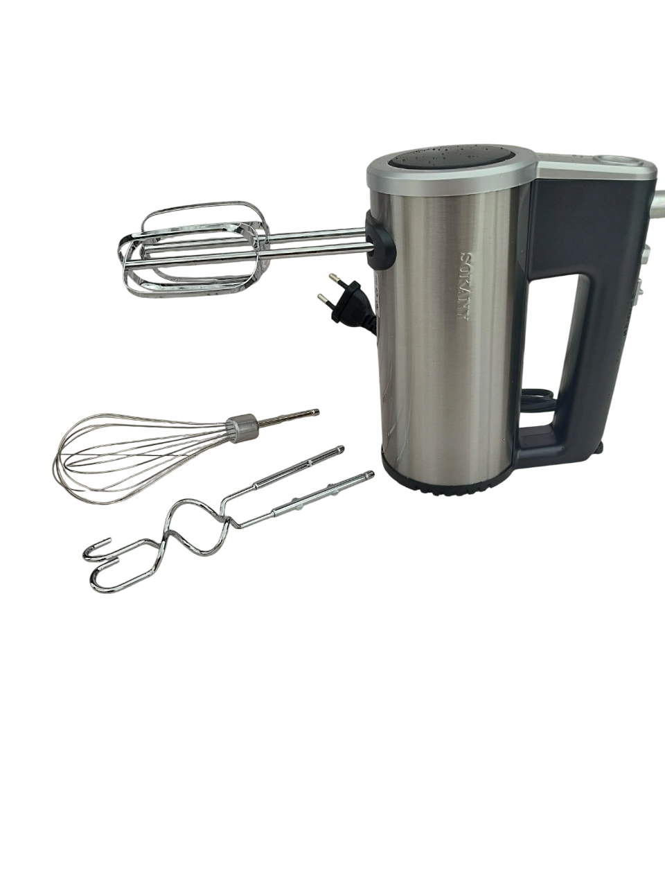 Миксер ручной Sokany SK-02017 5 скоростей 800 Вт Стальной (32081642)