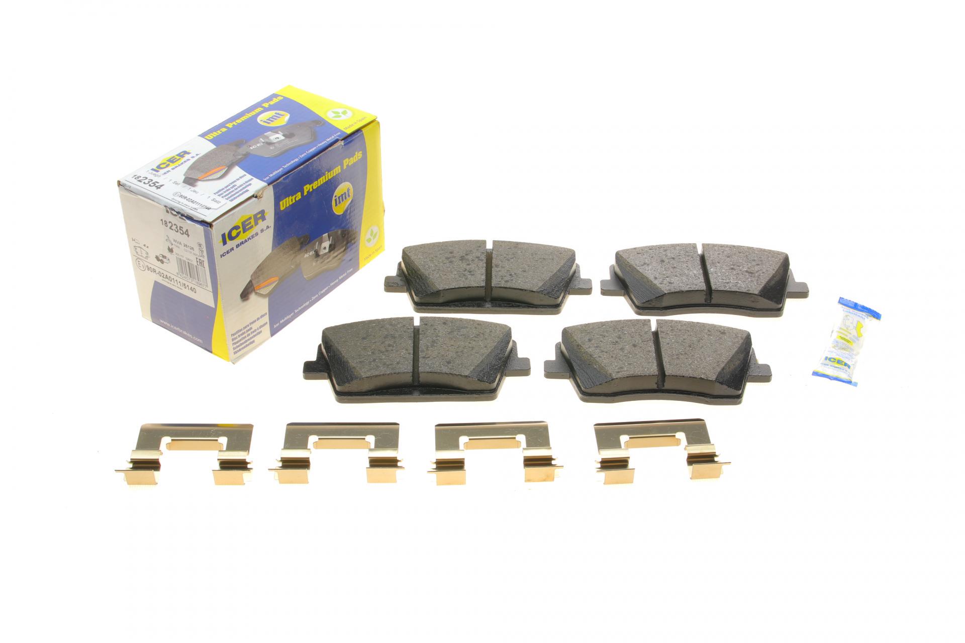 Колодки тормозные передние ICER 182354 Volvo XC40 17- Колодки тормозные передние ICER 182354 Volvo XC40 17-