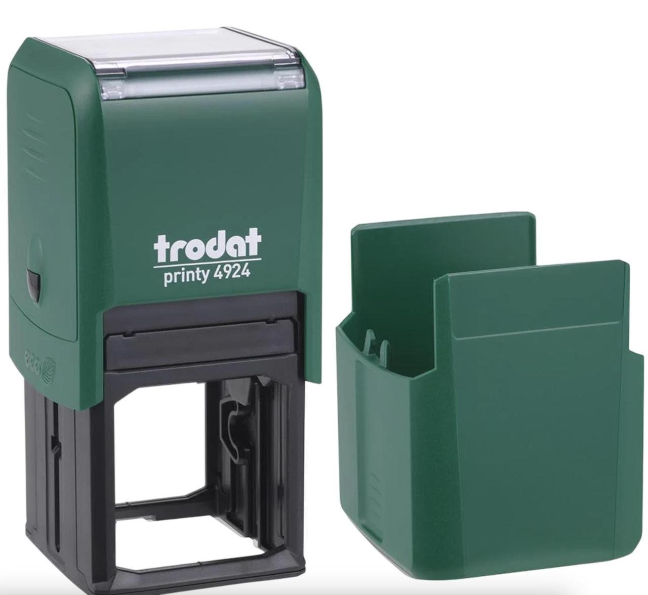 Оснащение к печати Trodat 4924 40х40 мм с защитным колпачком Зеленый (4924 Зеленый)