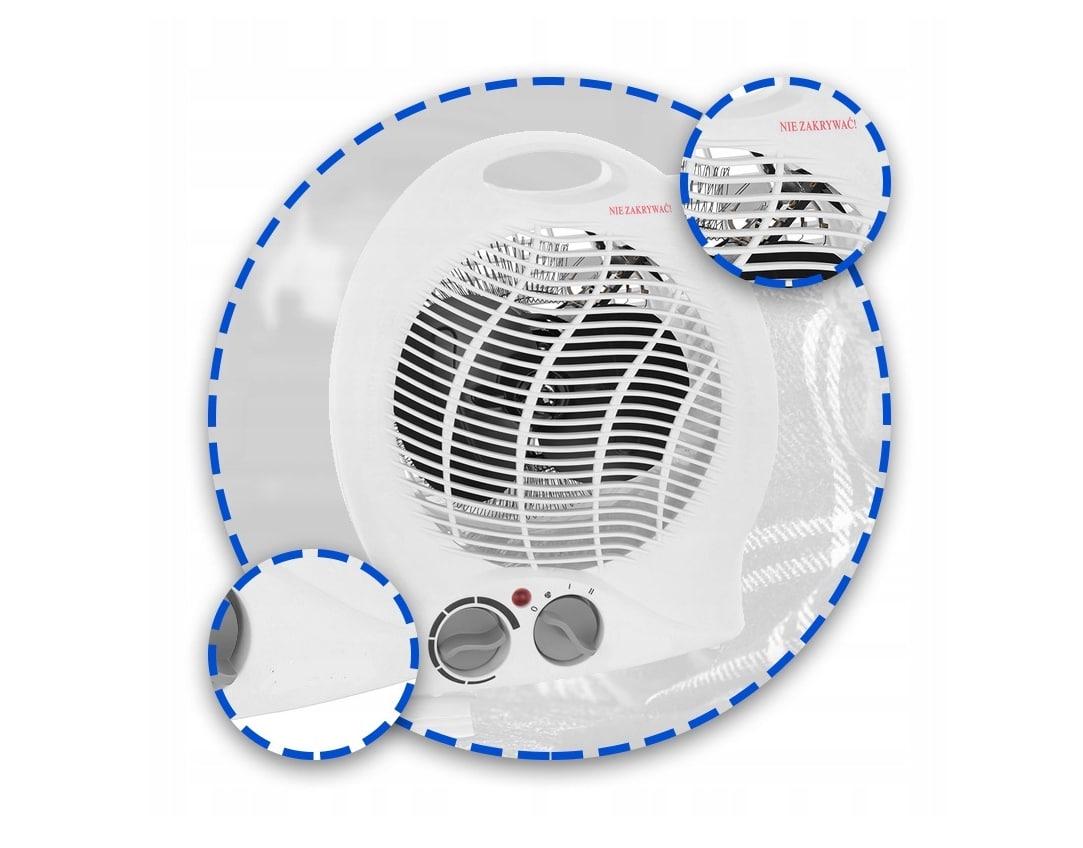 Тепловентилятор Volteno VO0280 2000 W (38362) - фото 5 Тепловентилятор Volteno VO0280 2000 W (38362) - фото 5