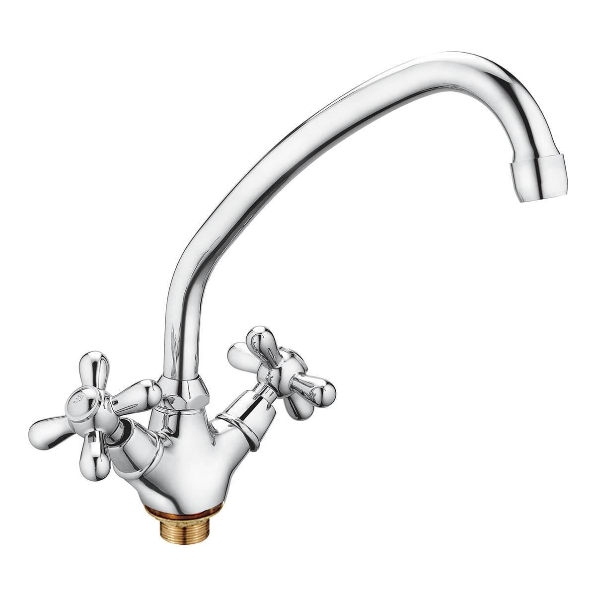 Смеситель для кухни Haiba Dominox HB0078 двухвентильный (31523610)