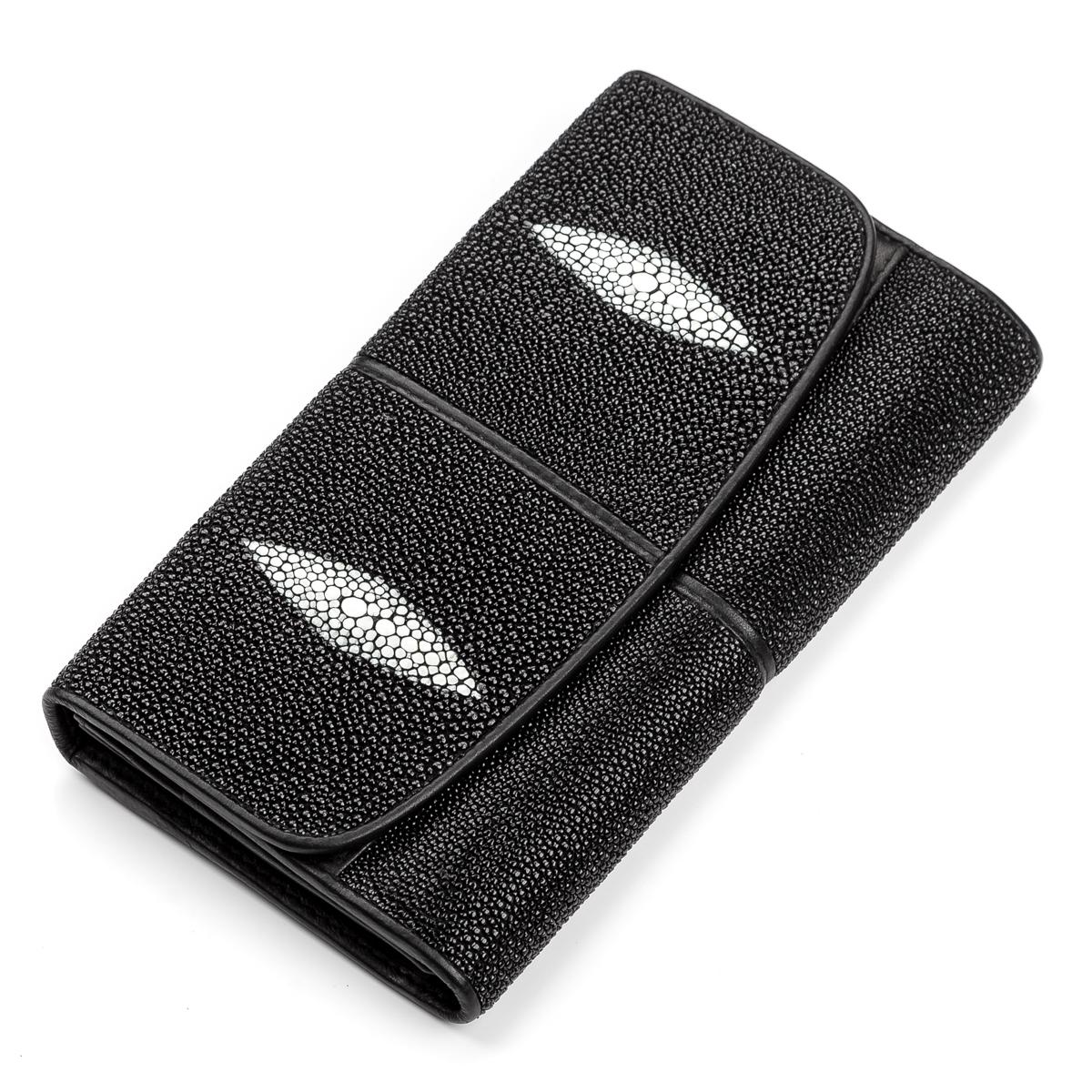 Кошелек женский Stingray leather 18099 кожа Черный
