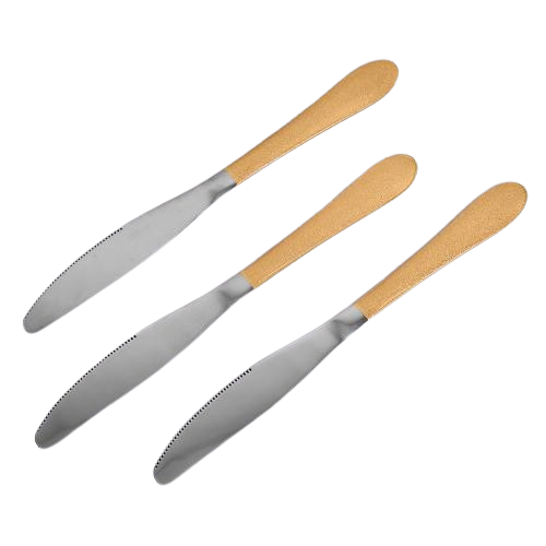 Нож столовый R91605 mat нержавеющая сталь 3 шт. Golden (13539031)