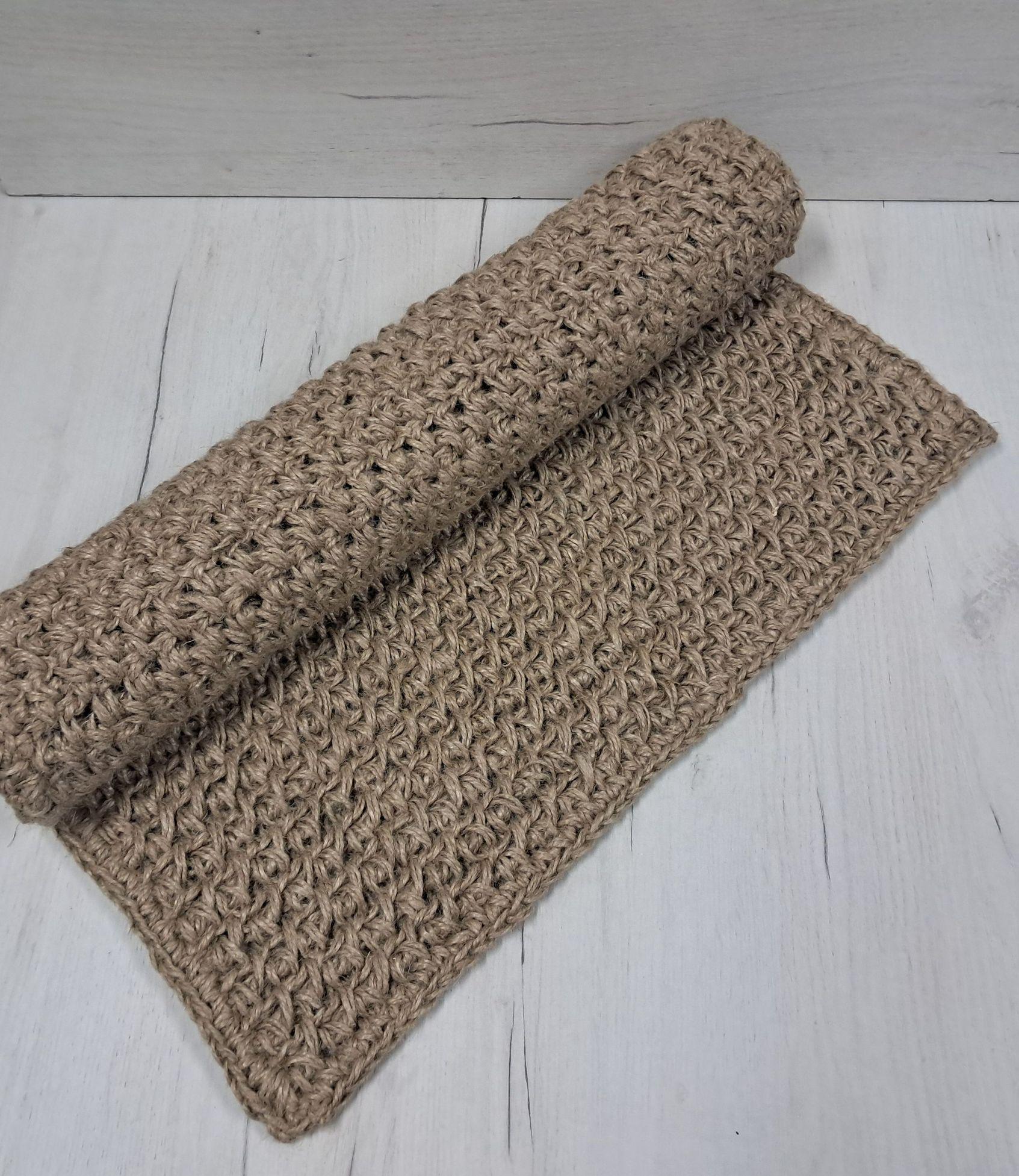 Килим із джуту плетений 60x80 см