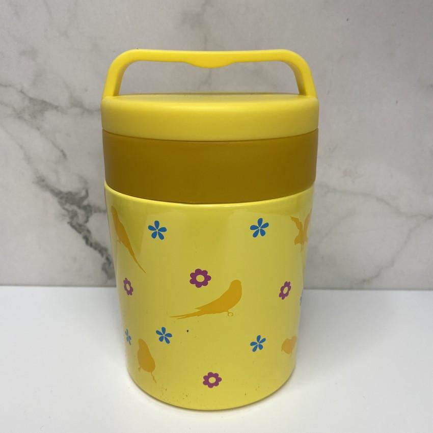 Термос харчовий дитячий A-PLUS 1665 нержавіюча сталь з пластиковою ложкою 350 мл Жовтий (1991343530) - фото 3 Термос харчовий дитячий A-PLUS 1665 нержавіюча сталь з пластиковою ложкою 350 мл Жовтий (1991343530) - фото 3