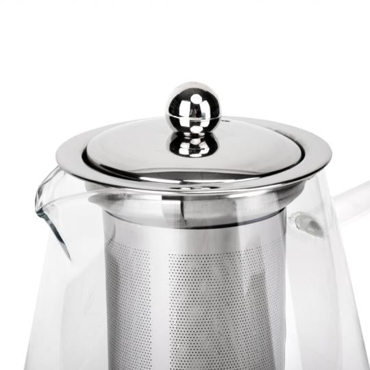 Чайник заварювальний скляний Пуер 1300 мл (90412) - фото 2 Чайник заварювальний скляний Пуер 1300 мл (90412) - фото 2