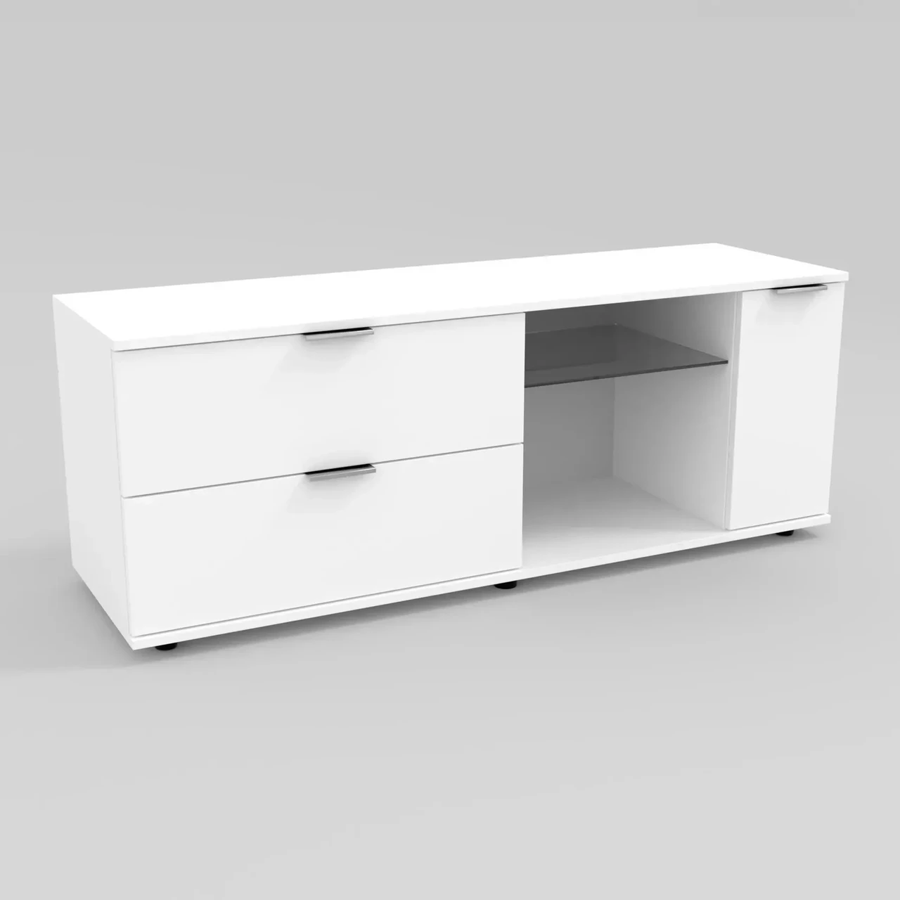 Тумба под TV Kontinent Ketrin К-9 140х42,5х53 см Белый (84579249) - фото 1 Тумба под TV Kontinent Ketrin К-9 140х42,5х53 см Белый (84579249) - фото 1