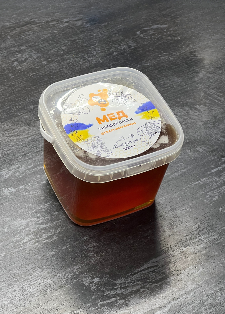 Мед Меду Треба Кориандр и разнотравье 1 л 1,4 кг