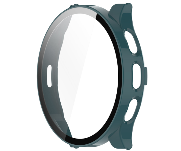 Чехол с защитным стеклом Protective Cover with Glass для Garmin Venu 3S Зеленый