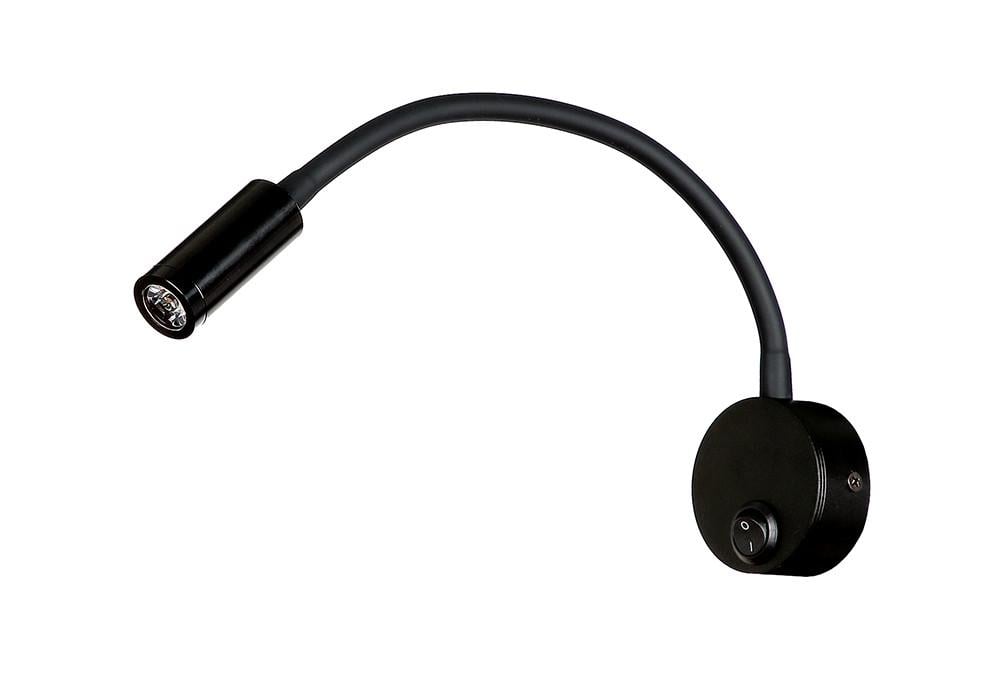 Бра светодиодная Levistella 920V4001 BK Лофт с выключателем на корпусе Черный (2172278961)