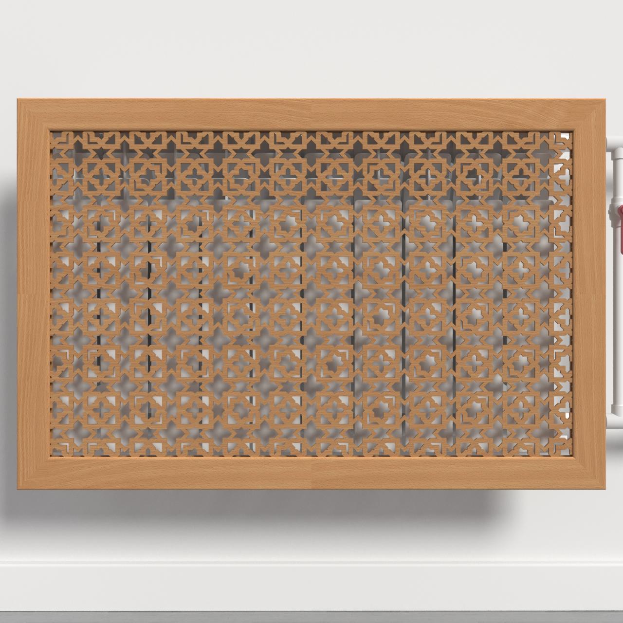 Решітка-екран на батарею SMARTWOOD 1500 мм Бук Баварія (R20195105)