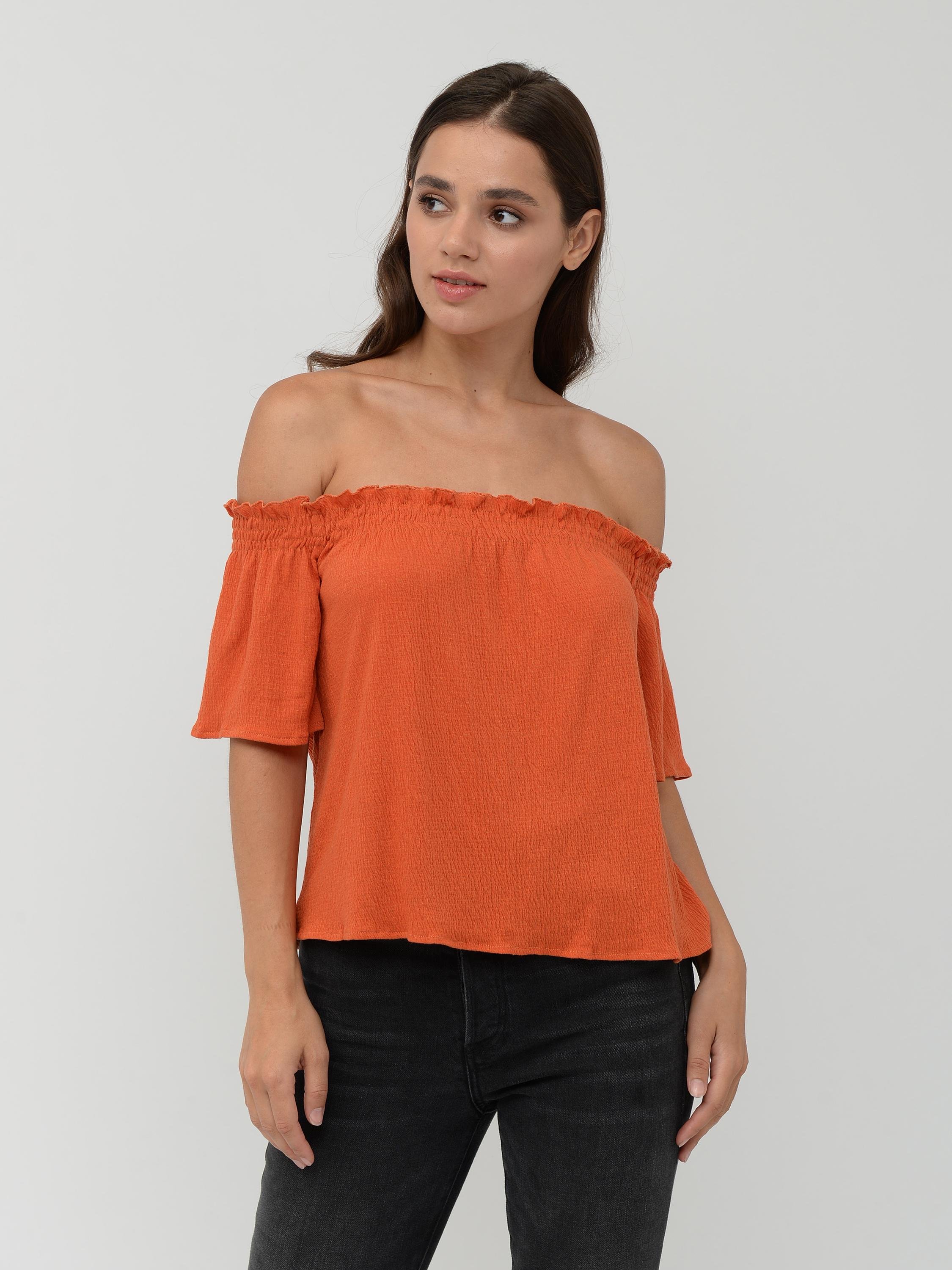 Блуза H&M S Оранжевый (2141001)