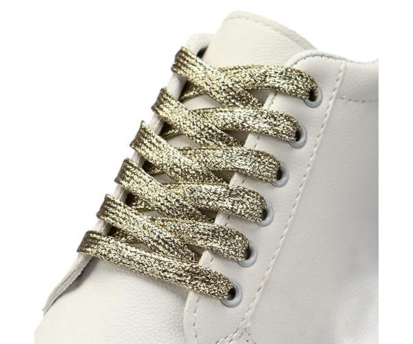 Шнурки перламутрові блискучі для взуття 1,6 м Бежевий - фото 1 Шнурки перламутрові блискучі для взуття 1,6 м Бежевий - фото 1