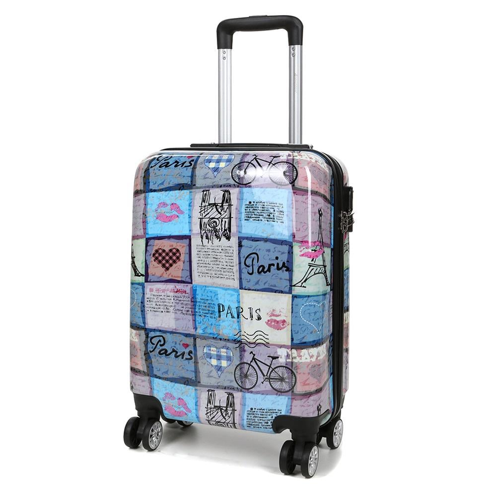 Чемодан малый Madisson Snowball 36820C S поликарбонат Разноцветный