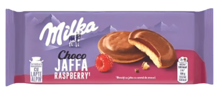 Печенье Milka Choco Dessert Raspberry с малиновым кремом 10 шт. 147 г (2634702636)