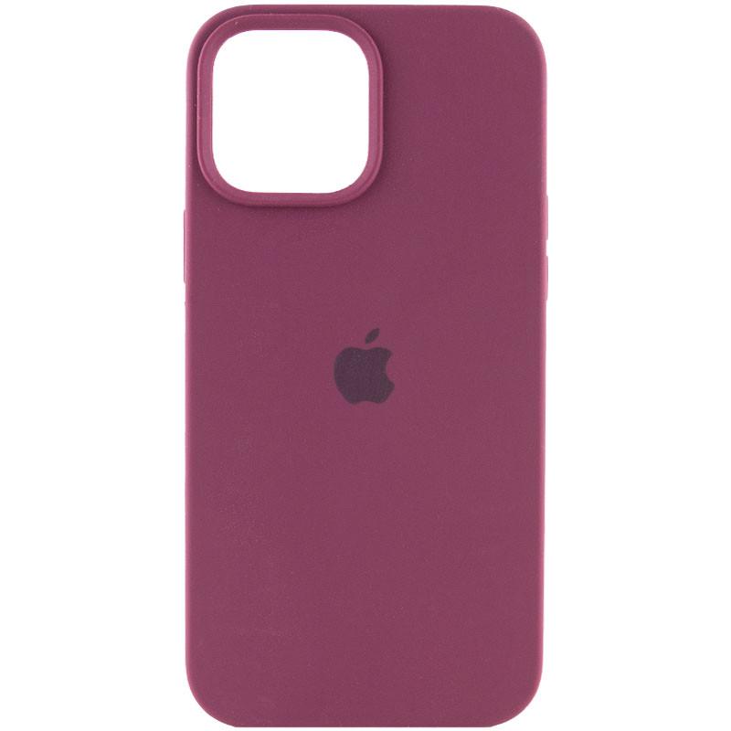 Противоударный Чехол Silicone Case Full Protective (AA) для Apple iPhone 15 Plus (6.7") Бордовый / Plum