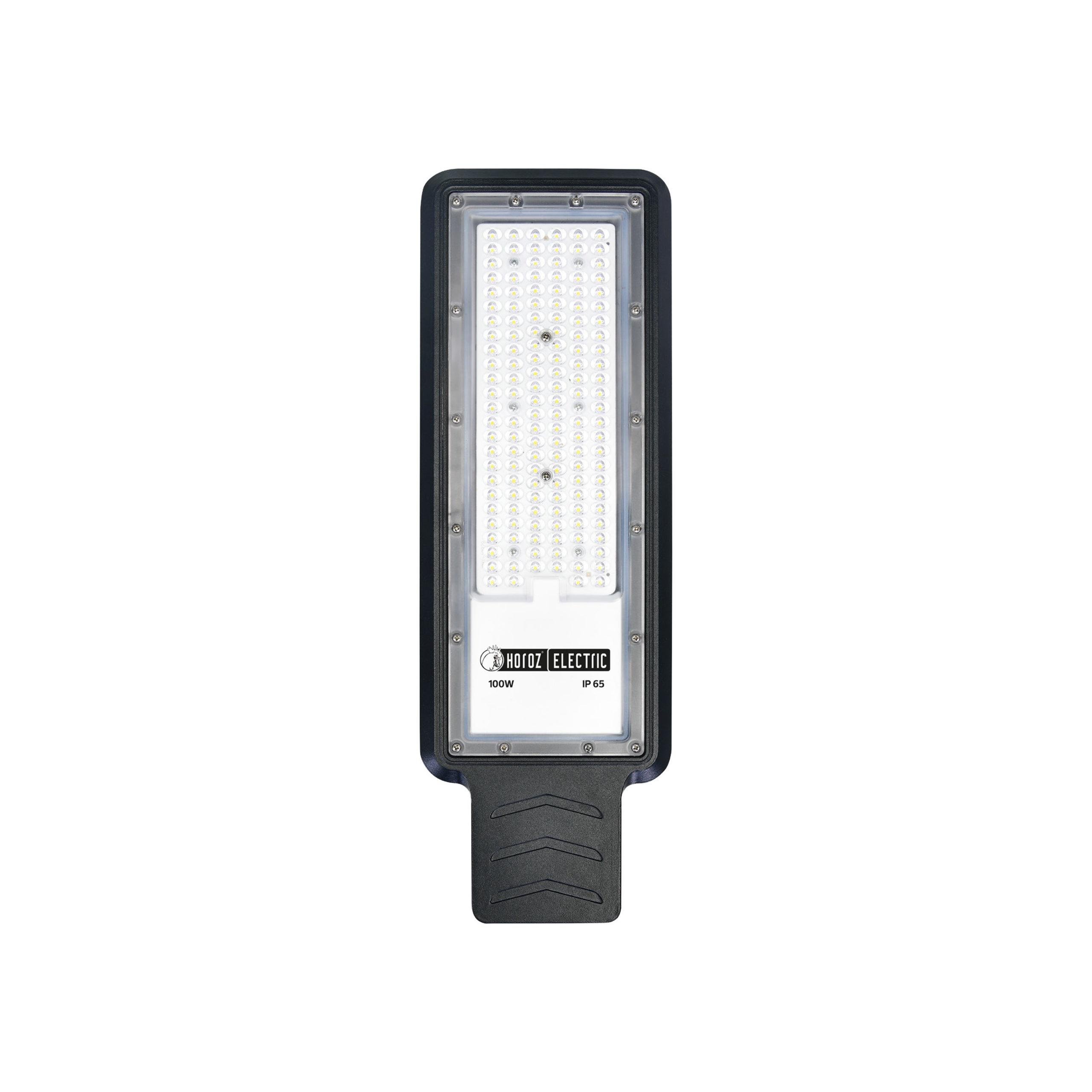 Світильник вуличний світлодіодний HOROZ ELECTRIC LED VEGAS-100 100 W 6400K Чорний (24767390)