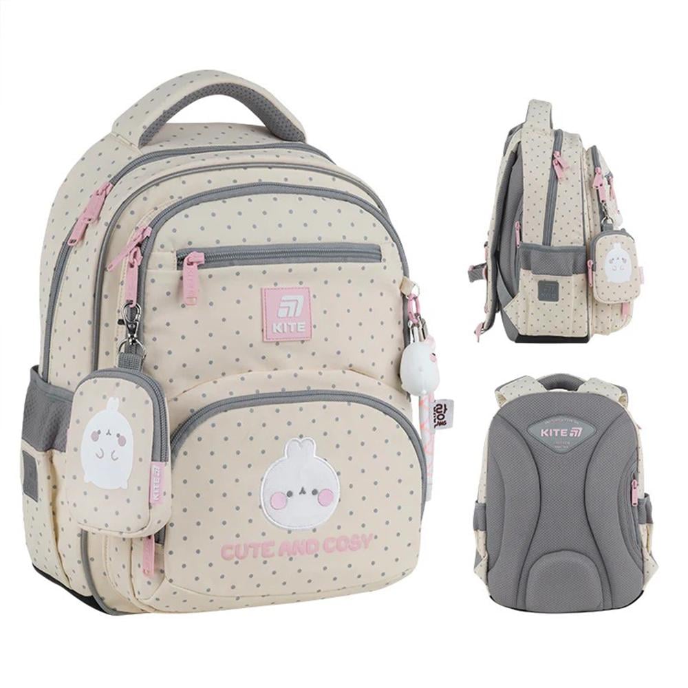 Шкільний набір KITE Education Molang рюкзак/пенал/сумка для взуття SET_ML25-773M) - фото 6 Шкільний набір KITE Education Molang рюкзак/пенал/сумка для взуття SET_ML25-773M) - фото 6