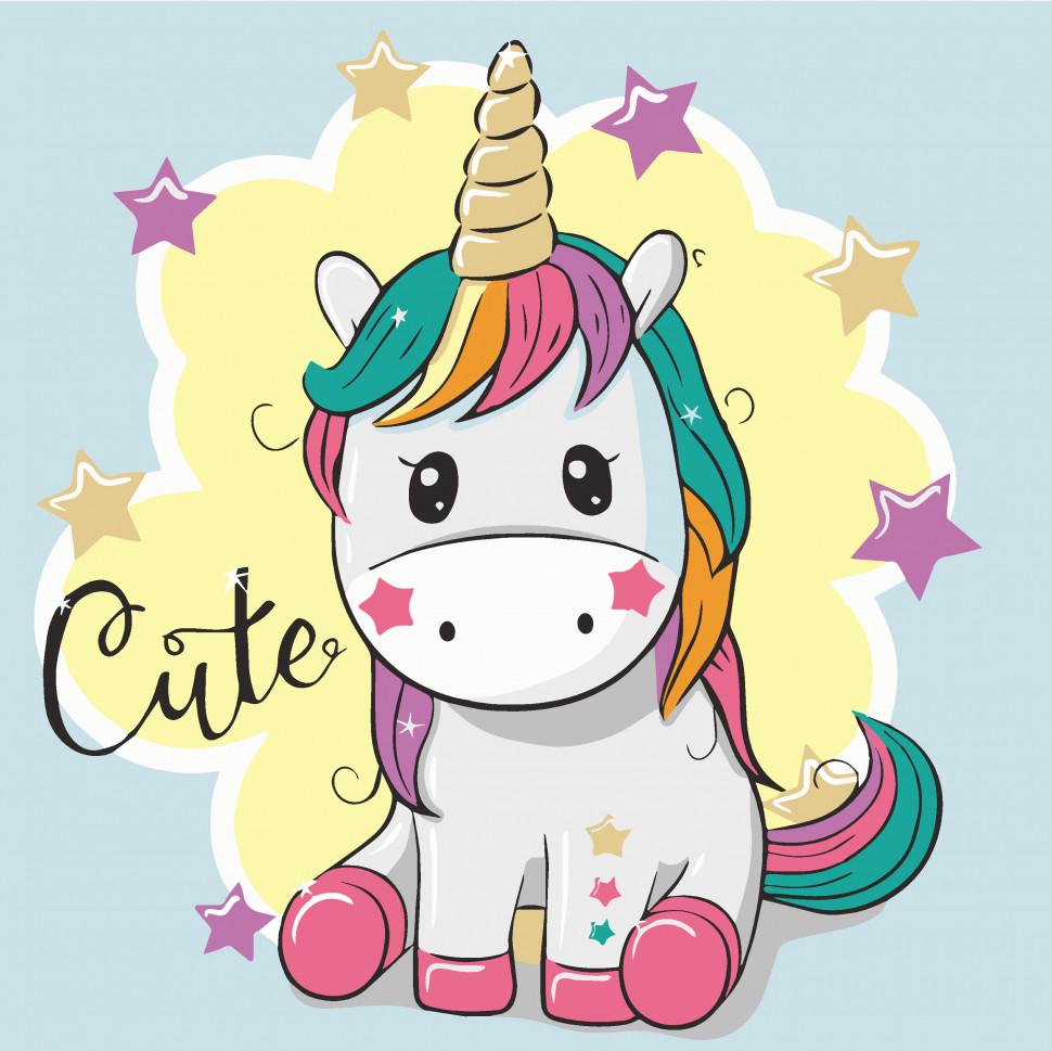 Картина по номерам ART CRAFT Радужная единорижка 30x30 см без коробки (ACR-15500-AC)