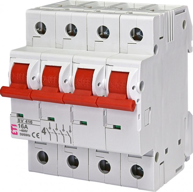 Выключатель нагрузки ETI SV 416 4P 16А (2423421)