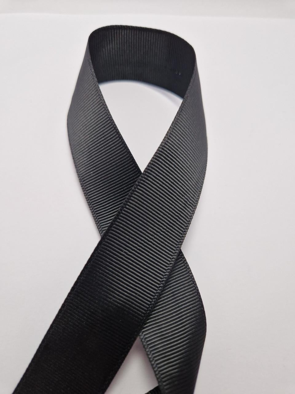 Стрічка репсова 2,5 см Чорний (1852828385) Стрічка репсова 2,5 см Чорний (1852828385)