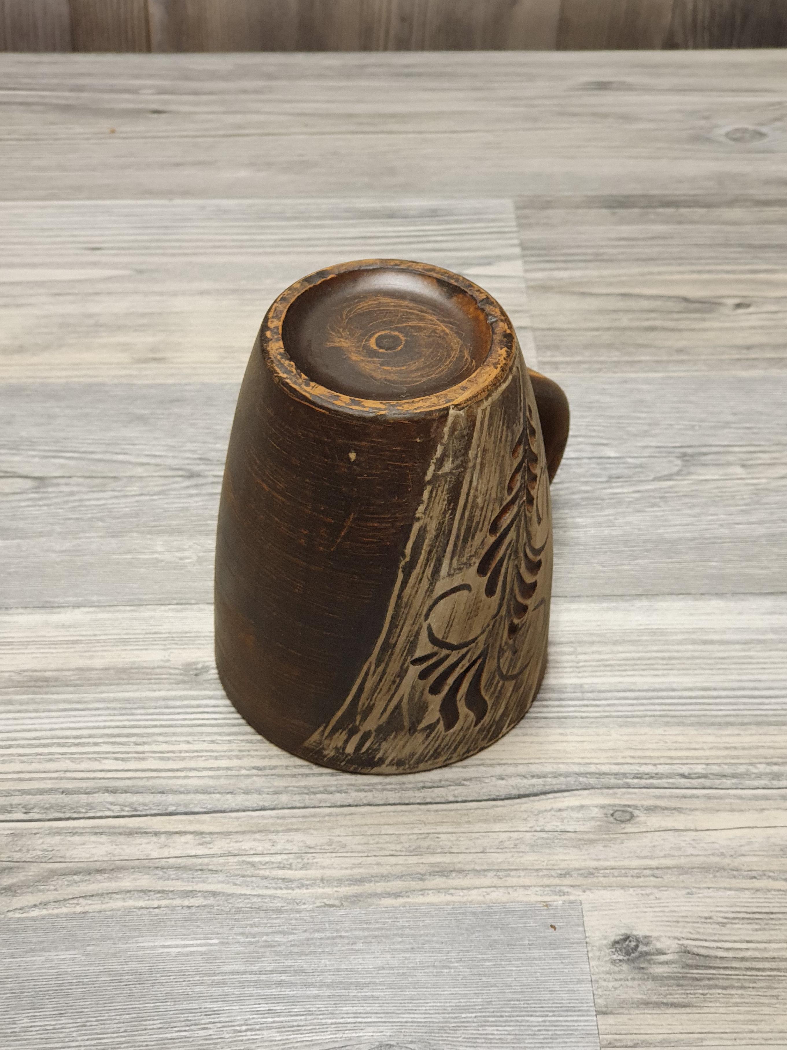 Чашка из красной глины (5189) - фото 5