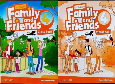 Учебник и рабочая тетрадь Family and friends 4 2-edition