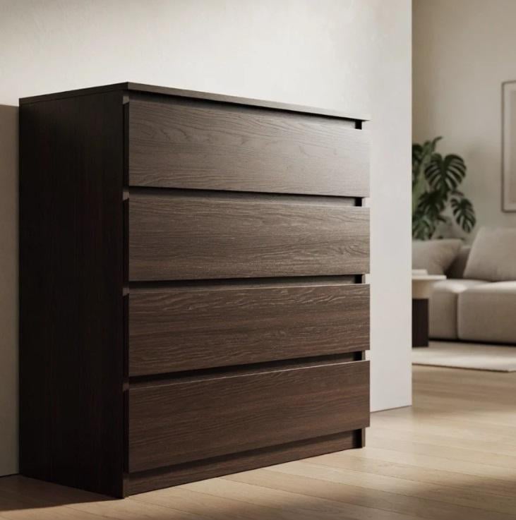 Комод современный для одежды Мастер Форм Брайт 900х376х950 мм Венге магия (20179)