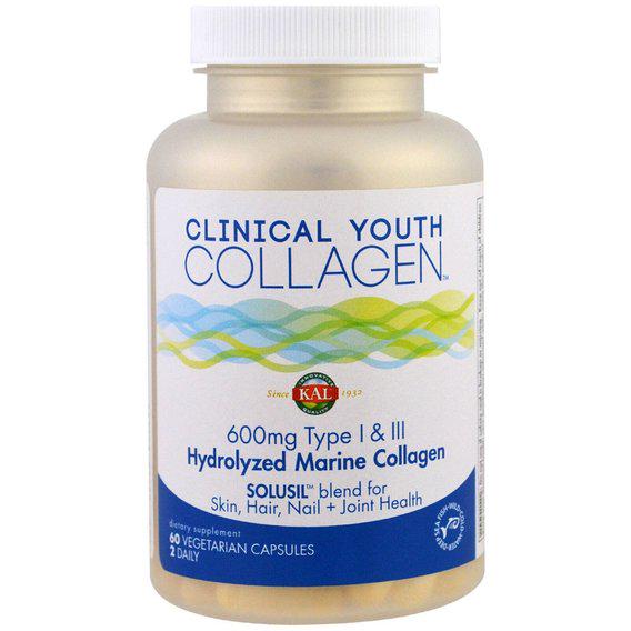 Колаген KAL Clinical Youth Collagen 60 Veg Caps (CAL-40696) - фото 1