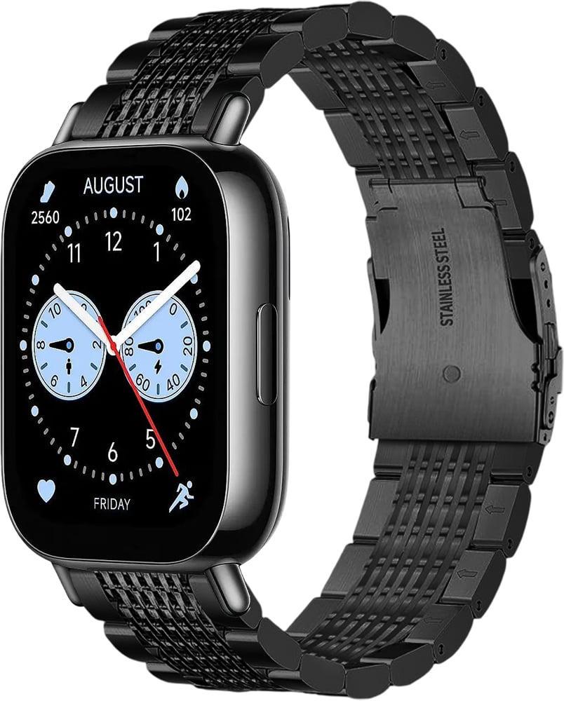 Ремешок металлический Gripix для Redmi Watch 5 Lite/5 Active Black (42038-2B)