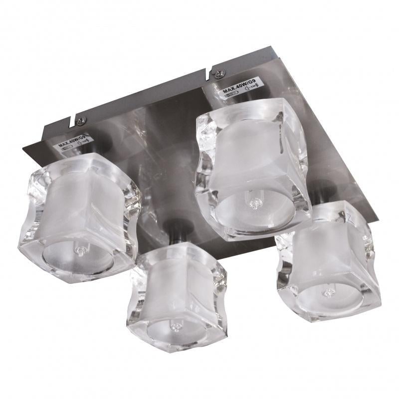 Світильник настінно-стельовий спот накладний Brille BR-582S/4